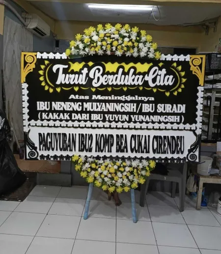Papan Bunga Duka Sadawarna Cibogo